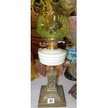 brass based oil lamp