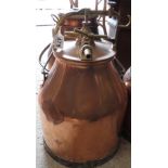 Copper milk churn