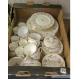 Minton plates and Royal Worcester tea set