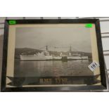 HMS Tyne photograph with head band