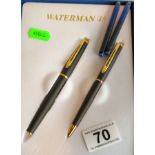 Waterman Hemisphere pen set