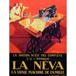 Advertising Poster La Neva Art Deco