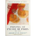 Advertising Poster Royal Academy of Arts Painting of L'Ecole de Paris 1900-1950