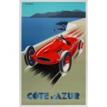 Travel Poster Cote d'Azur