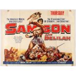 Movie Poster Samson and Delilah Directed by Cecil B. DeMille