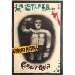 Polish Movie Poster Italian film La Strada Frederico Fellini