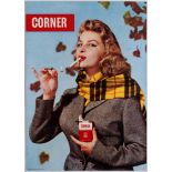 Advertising Poster Corner Cigarettes Advertising