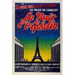 Advertising Poster Charity Event Poster Eiffel Tower Paris
