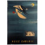 Polish Movie Poster Nights Of Cabiria Frederico Fellini