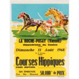 Sport Poster Horse Racing France