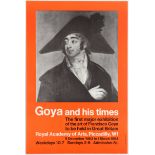 Advertising Poster Royal Academy of Arts Goya and his times.