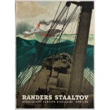 Advertising Poster Randers Staaltov - Steel Rope Advertising