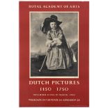 Advertising Poster Royal Academy of Arts Dutch Pictures 1450 1750