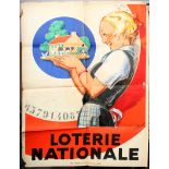Art Deco Poster National Lottery Rene Vincent Large