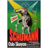 Advertising Poster Cirkus Schumann - Oslo