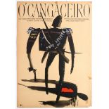 Polish Movie Poster for the Brazilian film O Cangaceiro The Bandit