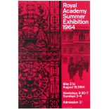 Advertising Poster Royal Academy Summer Exhibition 1964.