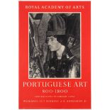 Advertising Poster Royal Academy of Arts Portuguese Arts 800-1800.