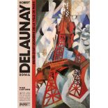 Advertising Poster Robert & Sonia Delaunay Exhibition Museum of Modern Art of Paris
