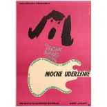 Polish Movie Poster for the Polish film Mocne Uderzenie