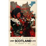 Railway Poster Scotland Black Watch LMS LNER