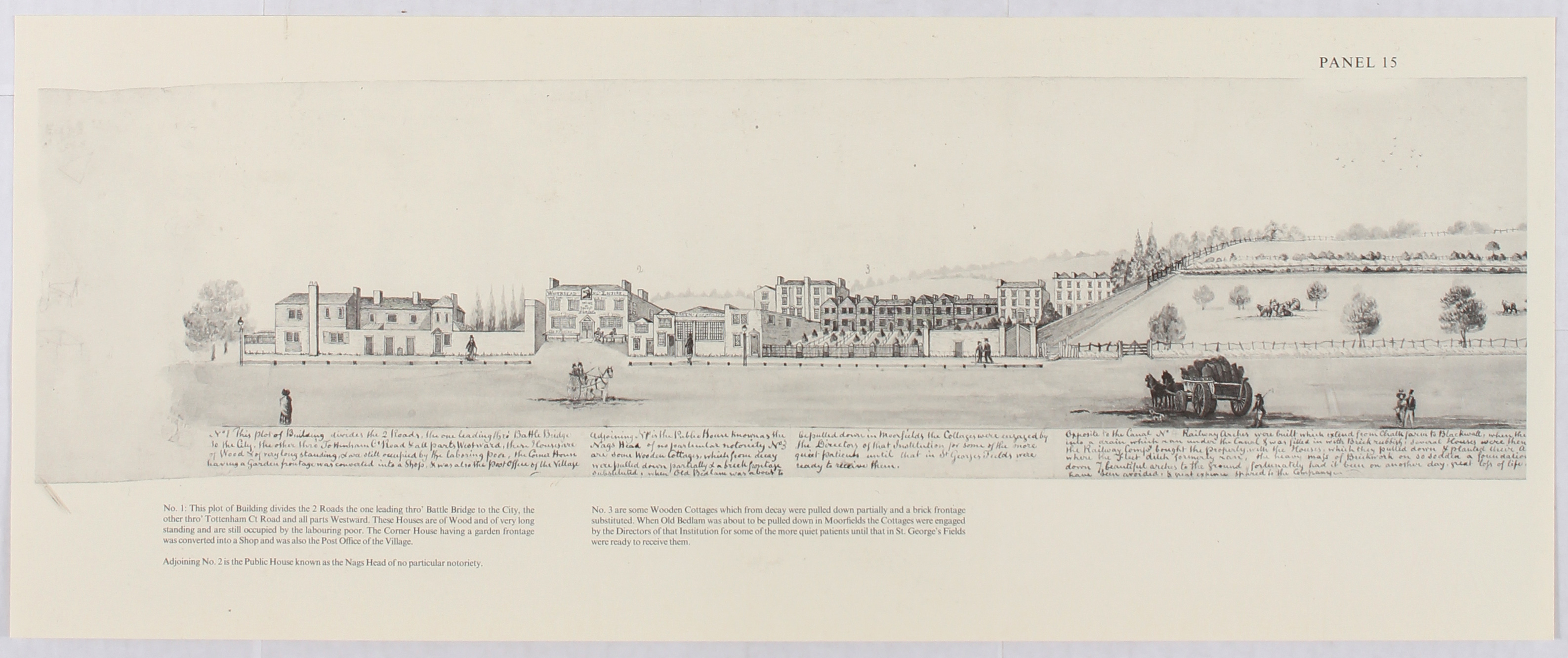 Set of 26 Poster Set The Kentish Town Panorama - Image 17 of 28