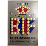 Advertising Poster British Industries Fair Mid Century Modern Ashley