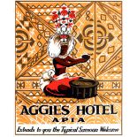 Travel Poster Aggies Hotel Apia Samoa