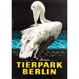 Travel Poster Berlin Zoo Pelican