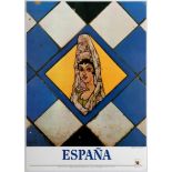 Travel Poster Spain Seville Ceramic Poster