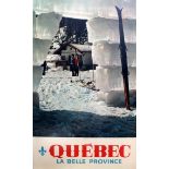 Ski Poster Quebec La Belle Province