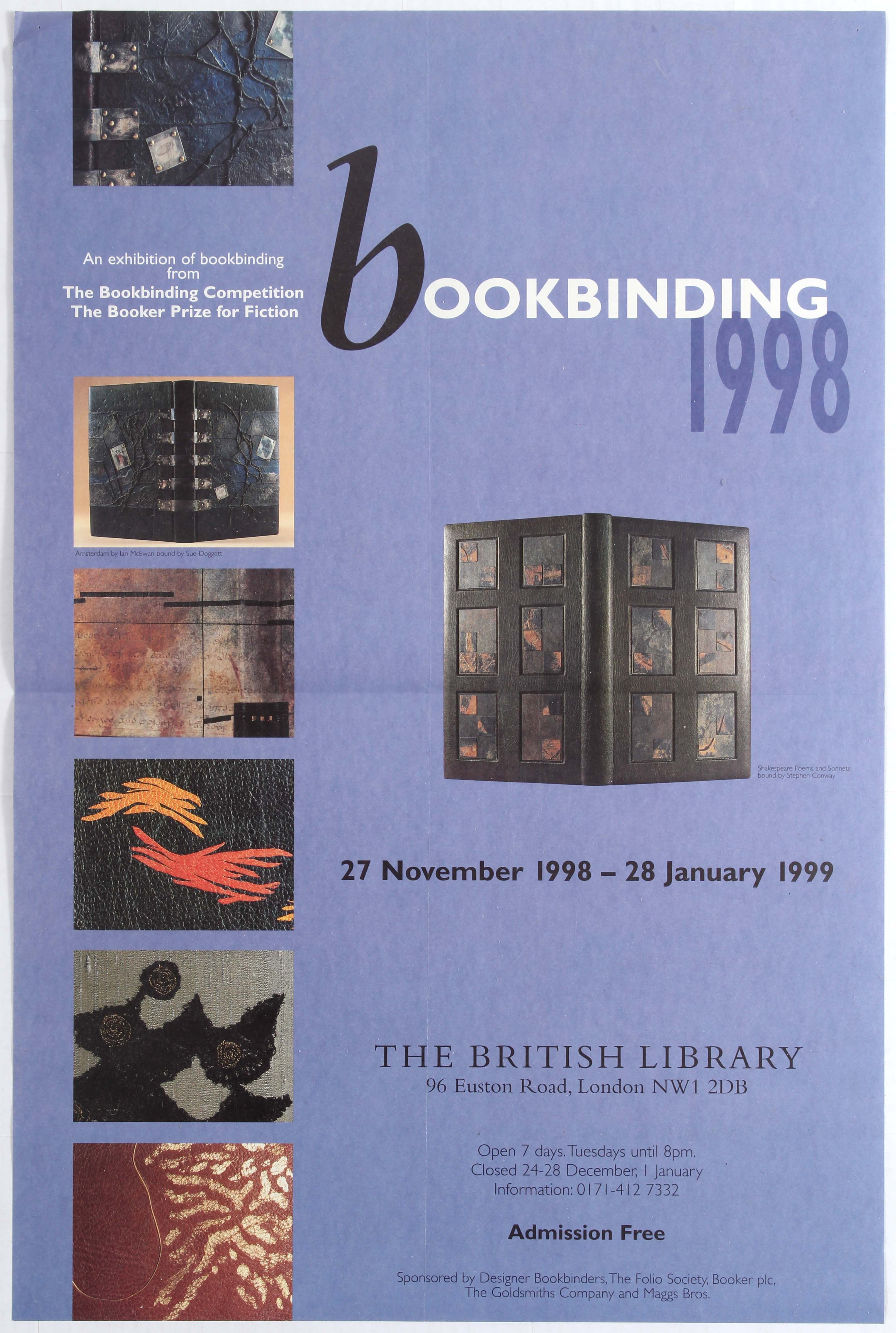 6 Advertising Posters Books British Library Welsh Arts Council - Image 5 of 6