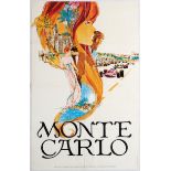 Travel Advertising Poster Monte Carlo Steve Carpenter