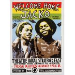 Advertising Poster Welcome Home Jacko Play Mustapha Matura
