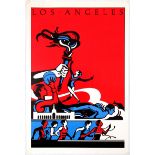 Sport Poster 1984 Los Angeles Olympic Games Poster