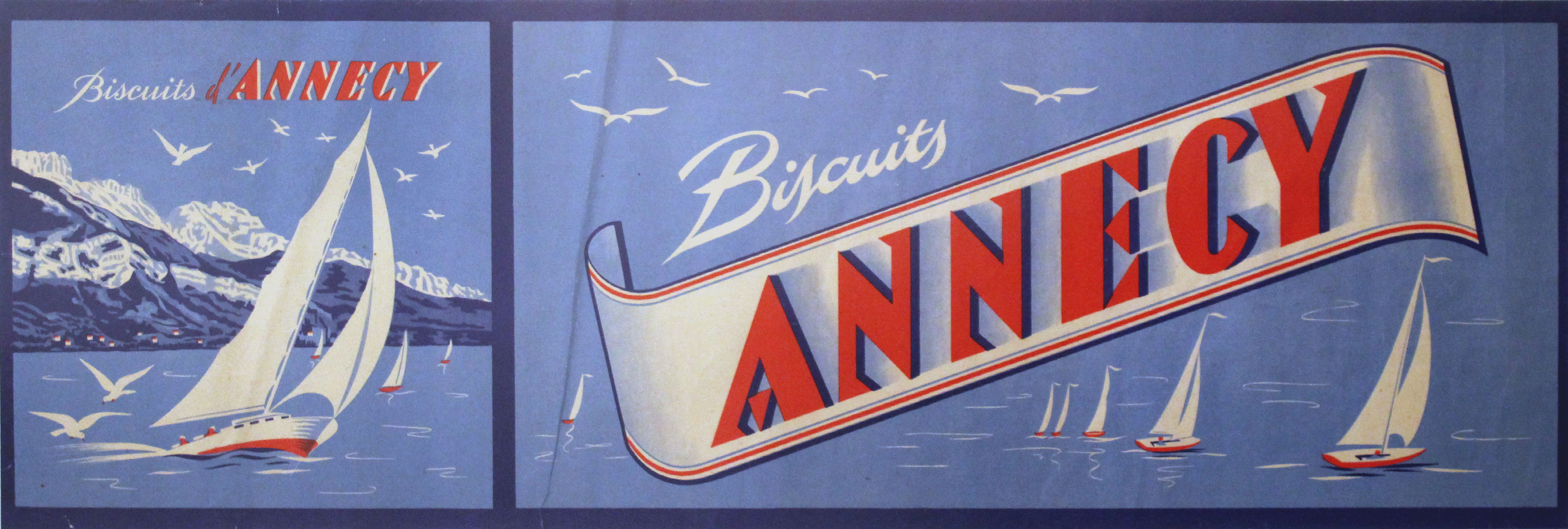 Advertising Poster Biscuits Annecy Yachts