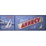 Advertising Poster Biscuits Annecy Yachts