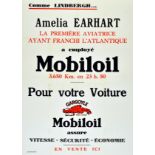 Sport Poster Amelia Earhart Mobiloil