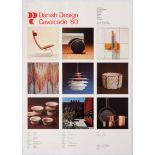 Advertising Poster Danish Design Cavalcade '80 Exhibition Poster