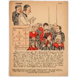 Advertising Poster Political Humorous Engraving Frison Our Priests