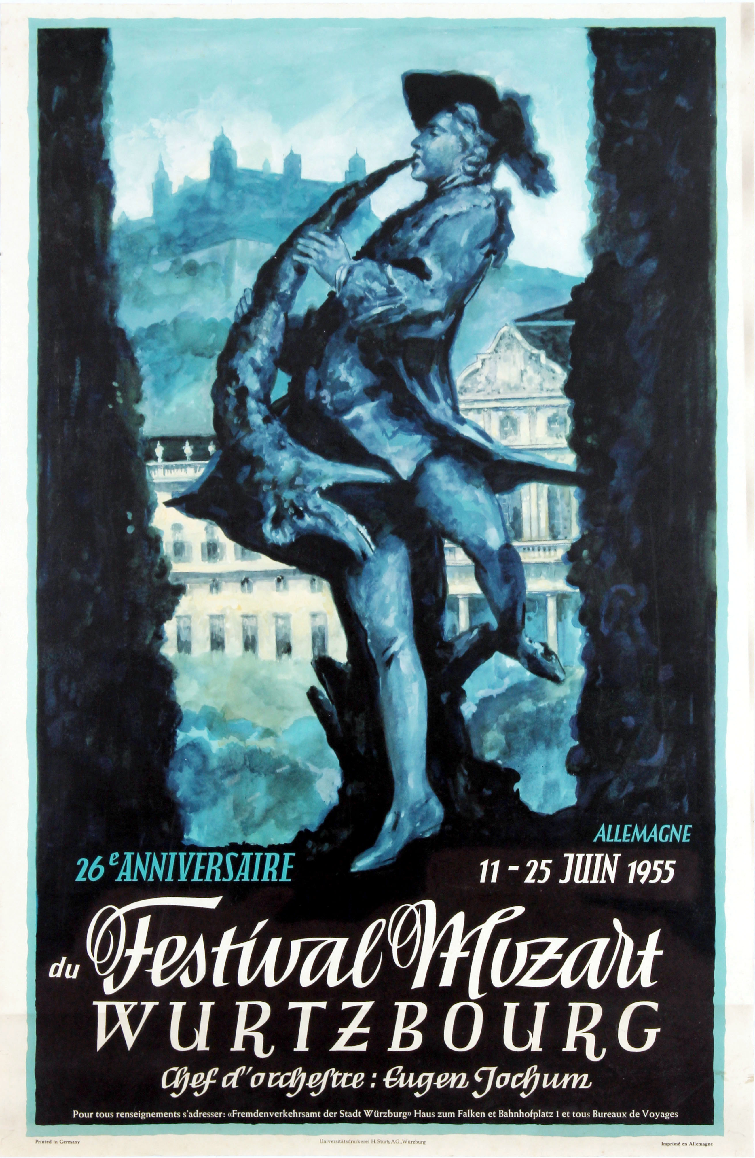 Travel Poster Germany Mozart Festival