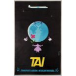 Travel Poster TAI Intercontinental Airline