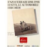 Advertising Poster Enzo Ferrari Exhibition 1998