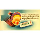 Advertising Poster Wrigley's Spearmint Gum
