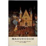 Travel Advertising Poster for the Madurodam Miniature park in The Hague in the Netherlands