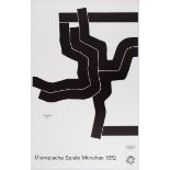 Sport Poster 1972 Munich Olympic Games Eduardo Chillida Poster