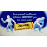 Advertising Poster Wrigley's Juicy Fruit Gum