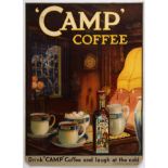 Advertising Poster Camp Coffee Drink Laugh at the Cold