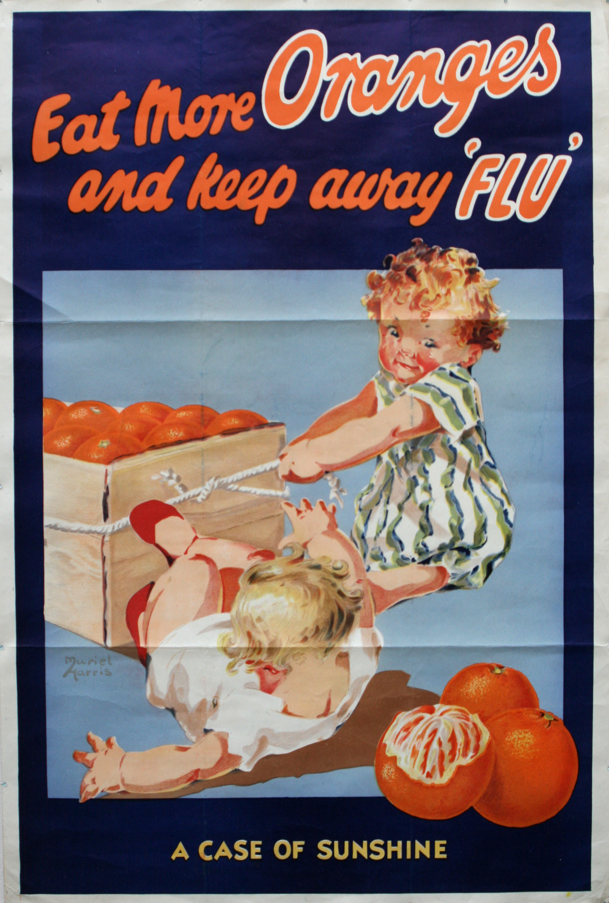 Advertising Poster Eat More Oranges