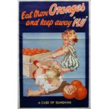Advertising Poster Eat More Oranges